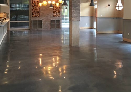Denver, Colorado stained concrete floors